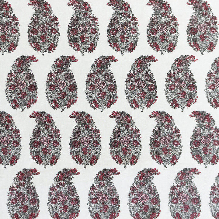 Tarsila Rosa/Berenjena by Gaston Y Daniela Designer Fabric LORENZO CASTILLO V COTTON - 100% Spain HEAVY Horizontal: 2.44 and Vertical: 6.88 55.11 - Swanky Fabrics -