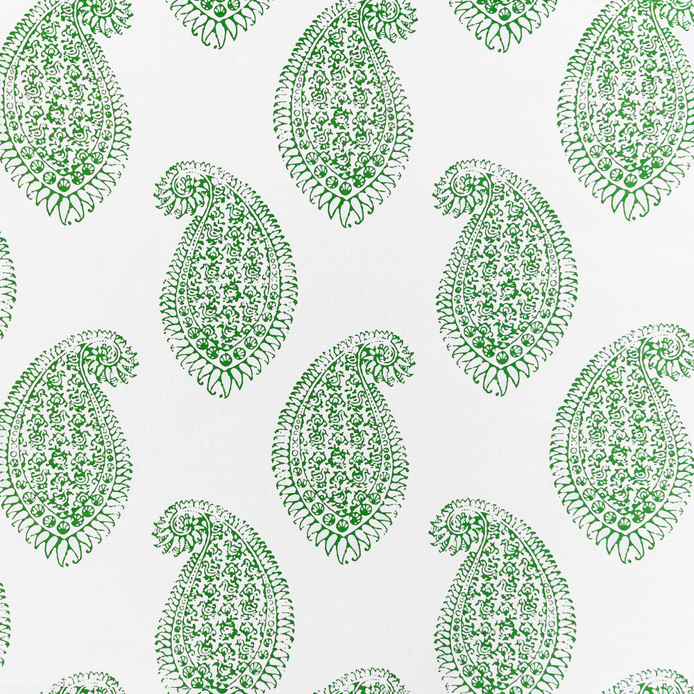 Berenguela Verde by Gaston Y Daniela Designer Fabric LORENZO CASTILLO V COTTON - 100% Spain HEAVY Horizontal: 17.72 and Vertical: 21.65 55.11 - Swanky Fabrics -