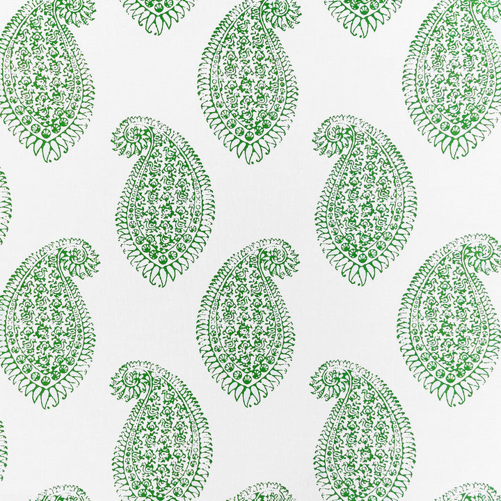 Berenguela Verde by Gaston Y Daniela Designer Fabric LORENZO CASTILLO V COTTON - 100% Spain HEAVY Horizontal: 17.72 and Vertical: 21.65 55.11 - Swanky Fabrics -