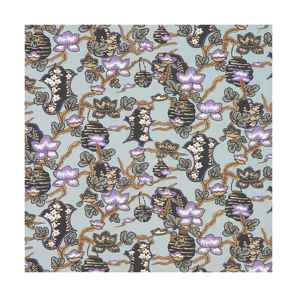 Maria Fondo Agua/Lavanda by Gaston Y Daniela Designer Fabric LORENZO CASTILLO III VISCOSE - 60%;LINEN - 30%;COTTON - 10% Spain HEAVY Horizontal: 27 and Vertical: 26.25 55 - Swanky Fabrics -