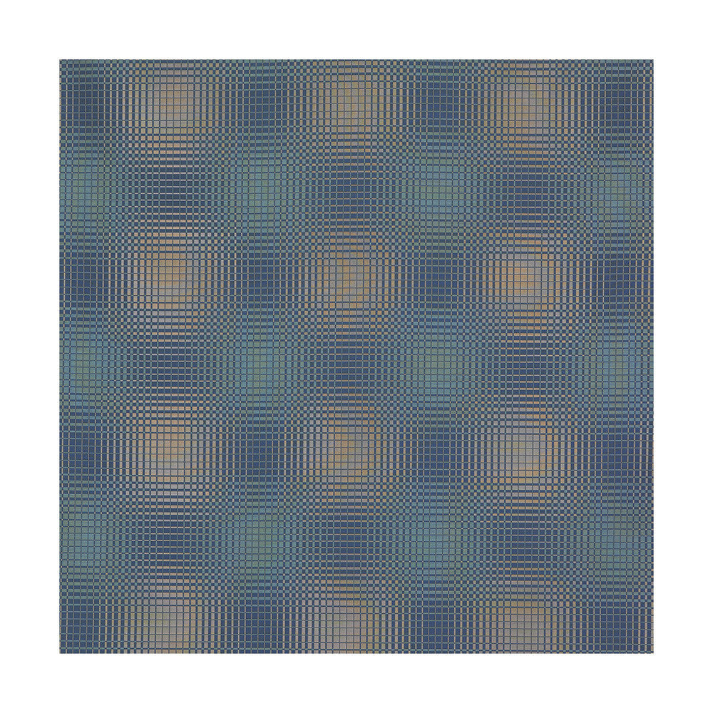 Alella Azul/Plata by Gaston Y Daniela Designer Fabric LORENZO CASTILLO III POLYESTER - 57%;VISCOSE - 43% Belgium HEAVY Horizontal: 13.75 and Vertical: 12.5 55 - Swanky Fabrics -