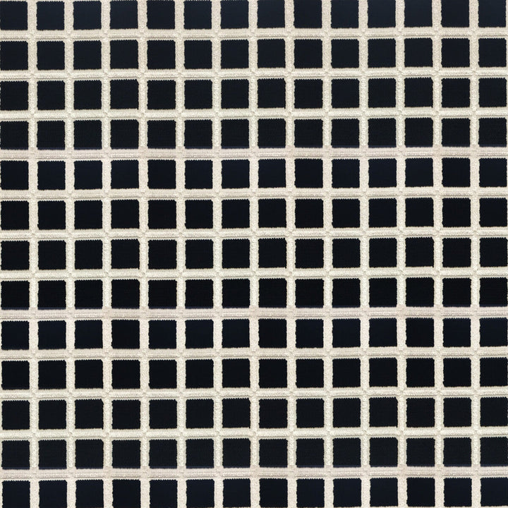 Buitrago Negro/Blanco by Gaston Y Daniela Designer Fabric LORENZO CASTILLO IV VISCOSE - 92%;POLYESTER - 8% Belgium HEAVY Horizontal: 1.38 and Vertical: 1.38 54 - Swanky Fabrics -