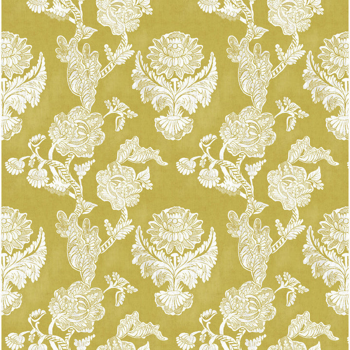 Chitina Amarillo by Gaston Y Daniela Designer Fabric LORENZO CASTILLO IV VISCOSE - 67%;LINEN - 33% Spain MEDIUM Horizontal: 26.87 and Vertical: 26 54 - Swanky Fabrics -