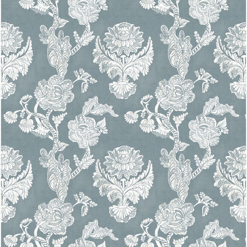 Chitina Azul Claro by Gaston Y Daniela Designer Fabric LORENZO CASTILLO IV VISCOSE - 67%;LINEN - 33% Spain MEDIUM Horizontal: 26.87 and Vertical: 26 54 - Swanky Fabrics -
