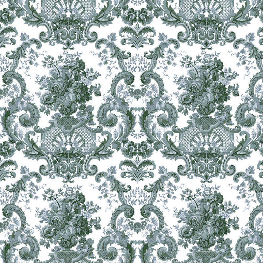 San Ildefonso Azul by Gaston Y Daniela Designer Fabric LORENZO CASTILLO IV VISCOSE - 67%;COTTON - 33% India HEAVY Horizontal: 27.27 and Vertical: 27.45 55 - Swanky Fabrics -
