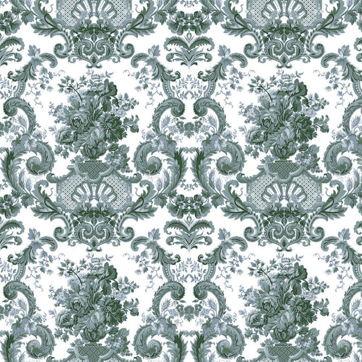 San Ildefonso Azul by Gaston Y Daniela Designer Fabric LORENZO CASTILLO IV VISCOSE - 67%;COTTON - 33% India HEAVY Horizontal: 27.27 and Vertical: 27.45 55 - Swanky Fabrics -