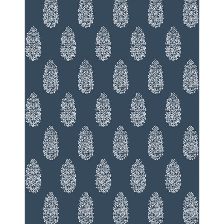 Salobrena Wp Azul by Gaston Y Daniela Designer Wallcovering LORENZO CASTILLO V VINYL - 100% Italy - Horizontal: 0 and Vertical: 20.8 27.5 - Swanky Fabrics -