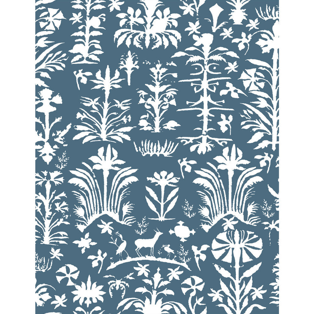 Salinas Wp Azul by Gaston Y Daniela Designer Wallcovering LORENZO CASTILLO V VINYL - 100% Italy Horizontal: 0 and Vertical: 33.8 27.5 - Swanky Fabrics -
