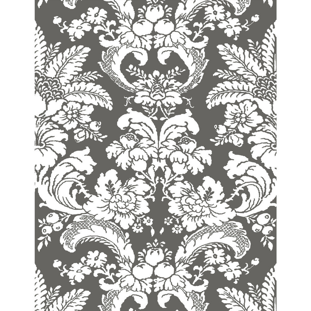 Grajal Wp Gris by Gaston Y Daniela Designer Wallcovering LORENZO CASTILLO V VINYL - 100% Italy - Horizontal: 0 and Vertical: 27.5 27.5 - Swanky Fabrics -