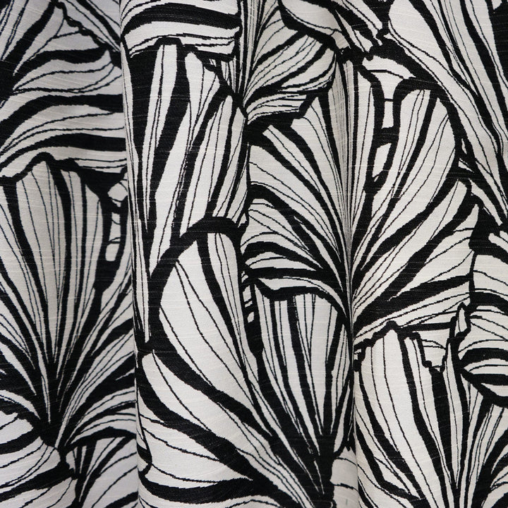 LEAVES 98SJ101 by JF Designer Fabric JF Studio 50% Cotton, 41% Polyester, 9% Viscose India  Horizontal: 25 and Vertical: 28.625 52  - Swanky Fabrics -