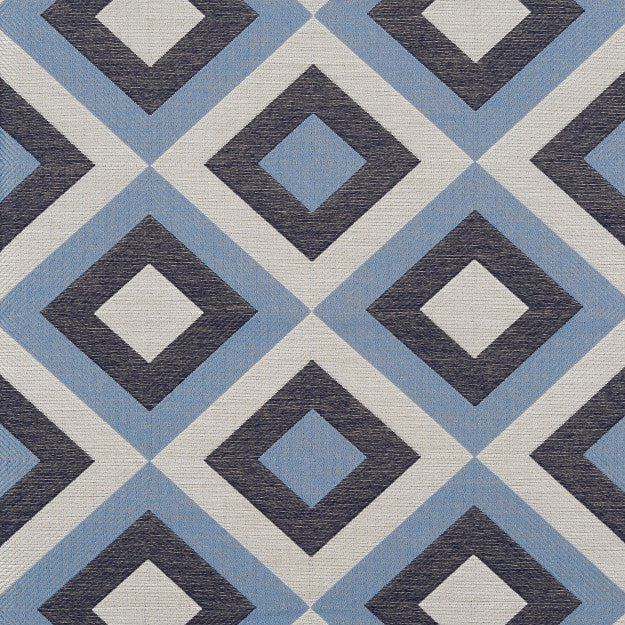 LEDGEWOOD 65J6831 by JF Designer Fabric CC CRYPTON HOME INDIGO 74% Rayon, 26% Polyester UNITED STATES ABRASIO (HEAVY DUTY- 30,000+ DOUBLE RUBS) Horizontal: 7.375 and Vertical: 6.875 59.00 - Swanky Fabrics -