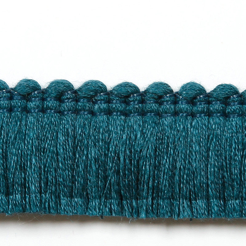 Lena Brush Emerald by Magnolia Designer Trim - 97Linen/3Poly China Horizontal: and Vertical: 1.2 - Swanky Fabrics -