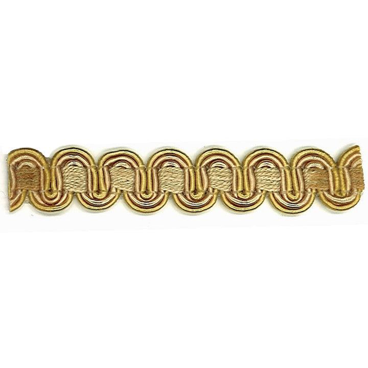 Lexington 10 Amber by Stout Designer Trim ART OF DESIGN TRIM-2 TAPES 100%SVI CHINA Horizontal: 0 and Vertical: 0 0.38 in - Swanky Fabrics -