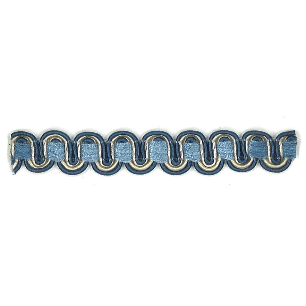 Lexington 14 Starlight by Stout Designer Trim ART OF DESIGN TRIM-2 TAPES 100%SVI CHINA Horizontal: 0 and Vertical: 0 0.38 in - Swanky Fabrics -