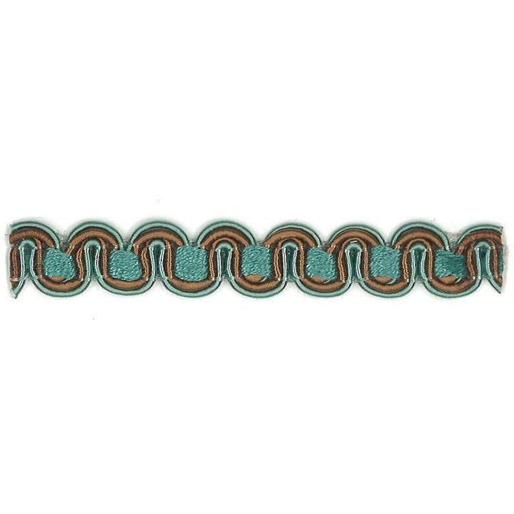 Lexington 27 Pacific by Stout Designer Trim ART OF DESIGN TRIM-2 TAPES 100%SVI CHINA Horizontal: 0 and Vertical: 0 0.38 in - Swanky Fabrics -