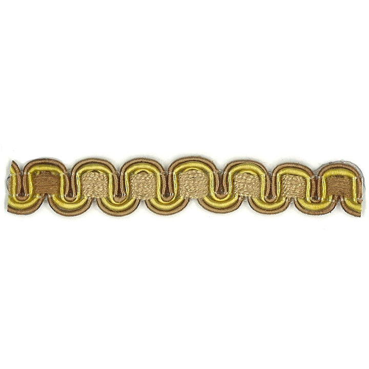 Lexington 29 Fawn by Stout Designer Trim Art Of Design Trim-2 Tapes 100% Spun Viscose CHINA Horizontal: 0 and Vertical: 0 0.38 in - Swanky Fabrics -