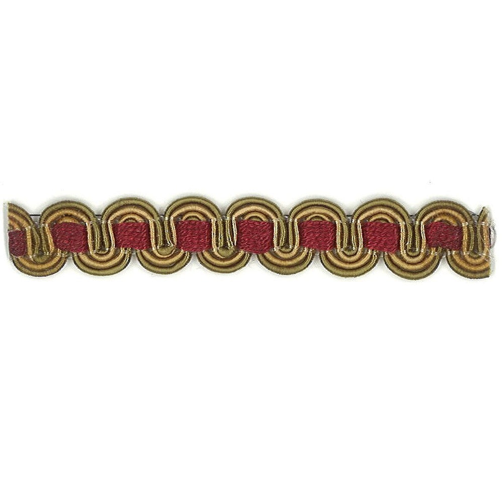 Lexington 40 Cardinal by Stout Designer Trim ART OF DESIGN TRIM-2 TAPES 100%SVI CHINA </p><p>Repeat: 0 0.38 in - Swanky Fabrics -