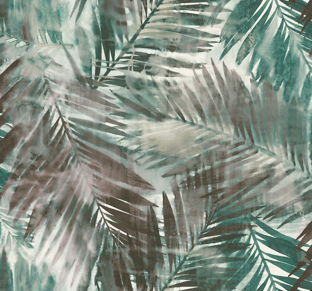 Kentmere Teal and Seaweed LG90906 by Seabrook Designs Designer Wallpaper