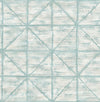 Seabrook Designs Wallpaper Ness Teal and White LG91604