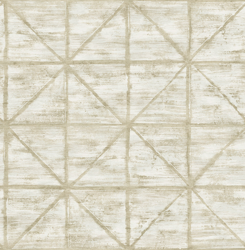 Ness Light Greige and Off-White LG91605 by Seabrook Designs Designer Wallpaper