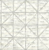 Seabrook Designs Wallpaper Ness Gray and White LG91608