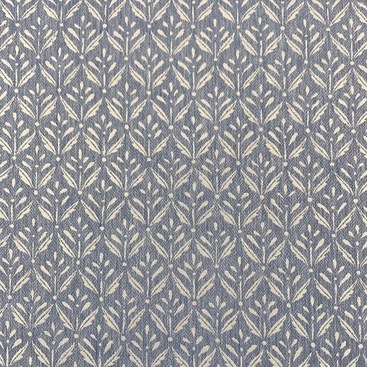 Lily Cornflower by Magnolia Designer Fabric - 66% Poly 29% Cotton, 5% Linen India 40000 Horizontal: 1.75 and Vertical: 2.75 54 - Swanky Fabrics -