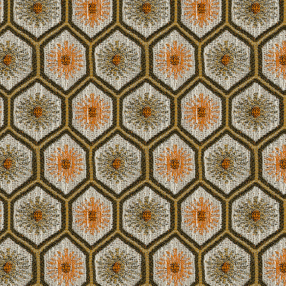 Brennan 44 Apricot by ABBEYSHEA Designer Fabric 82% Polyester, 18% Rayon China 55,000 Double Rubs (Wyzenbeek) </p><p>Repeat: Horizontal: 2.7" (7.0 cm) Up the Roll and Vertical: 2.7" (7.0 cm) Across the Roll 56" (142 cm) - Swanky Fabrics -