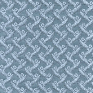 Linden Slate by Norbar Designer Fabric SONATA 65% COTTON 35% POLYESTER MEXICO 1 3/4"V 1 3/4"H 54" - Swanky Fabrics -