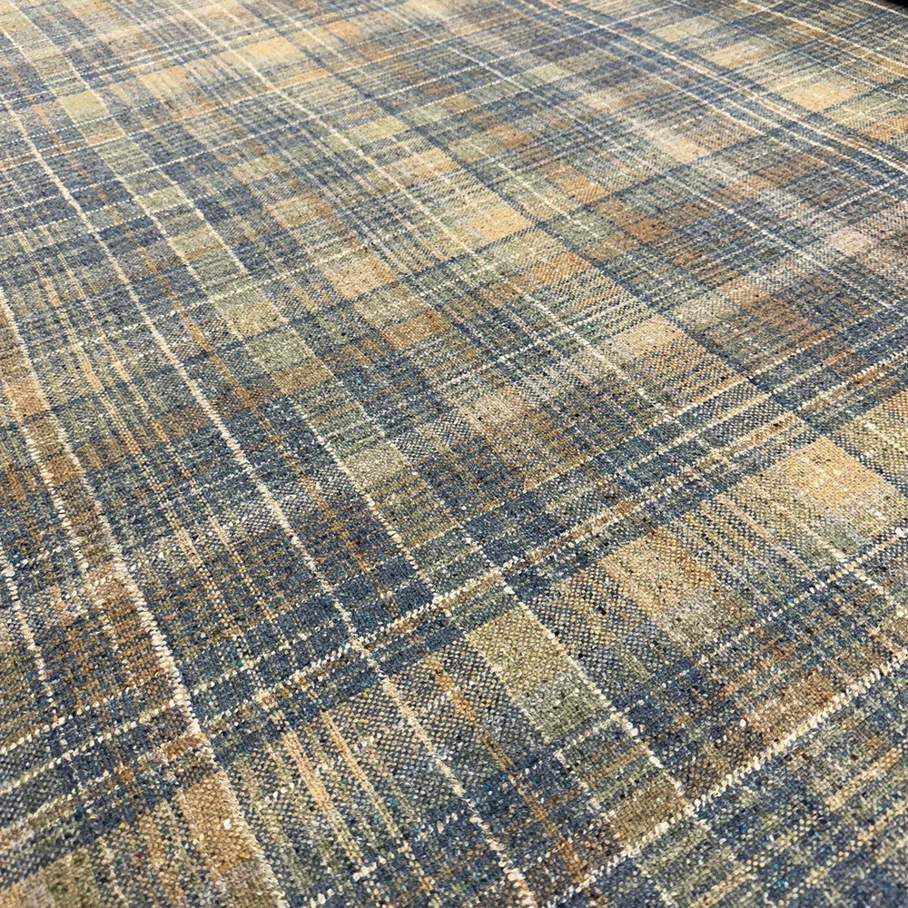 Livingston Plaid by Magnolia Designer Fabric - 49% Wool, 40% Acrylic, 11% Poly Italy 18,000 WYZ Horizontal: 29.25 and Vertical: 32 54 - Swanky Fabrics -