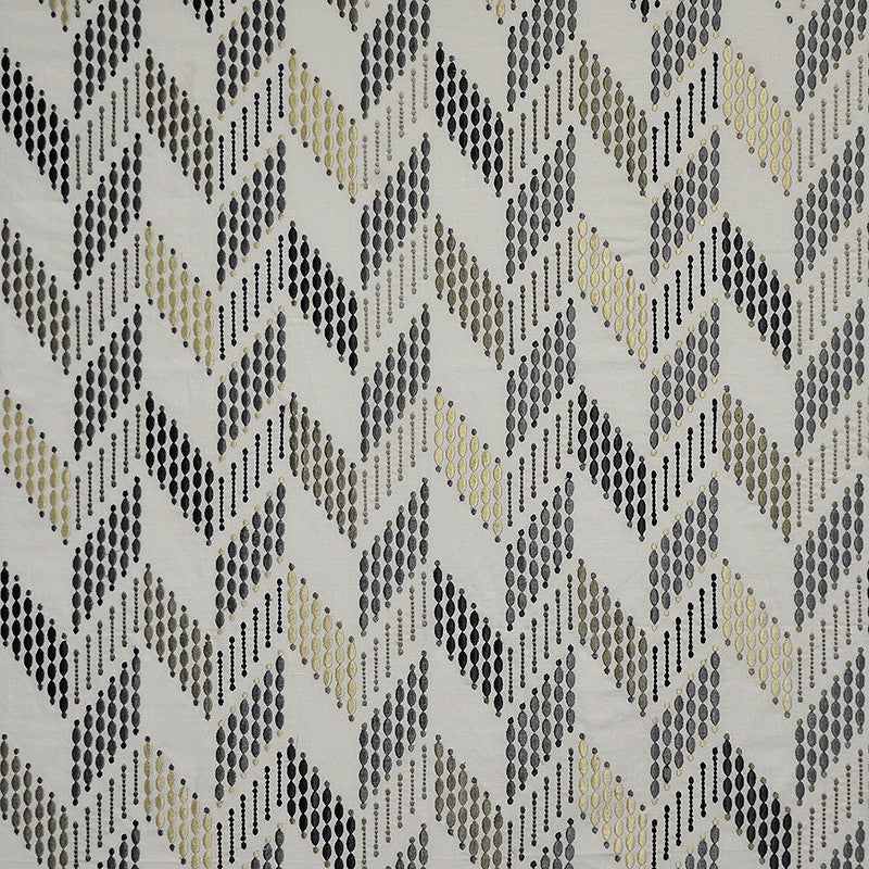 Lariat # 629 Thunder by Maxwell Designer Fabric Telafina Season Xi 55% LINEN/45% COTTON NONE INDIA V-15"H-12.8" 54.3" - Swanky Fabrics -