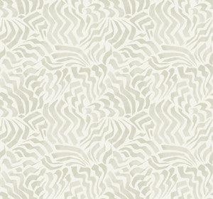 Lemieux et Cie Wallpaper Zora Wave Light Grey
