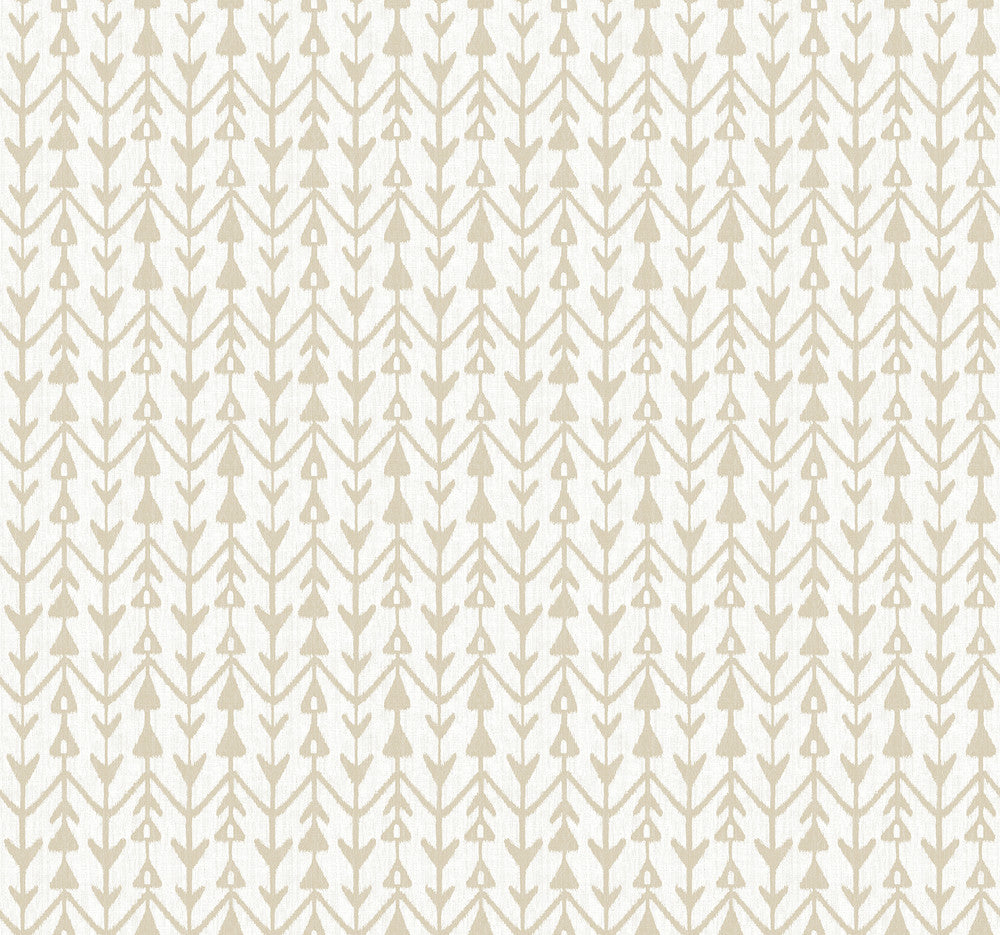 Martigue Stripe Ochre Wallpaper by Lemieux et Cie Designer Lemieux et Cie Signature Covers about 60.8 square feet 27-in by 27-ft long roll Unpasted 25.25 - Swanky Fabrics -