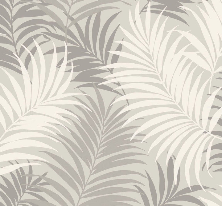 Via Palma Cove Gray and Winter Fog LN10108 by Lillian August Designer Wallpaper