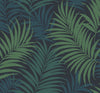 Lillian August Wallpaper Via Palma Midnight Blue, Juniper, and Spearmint LN10112