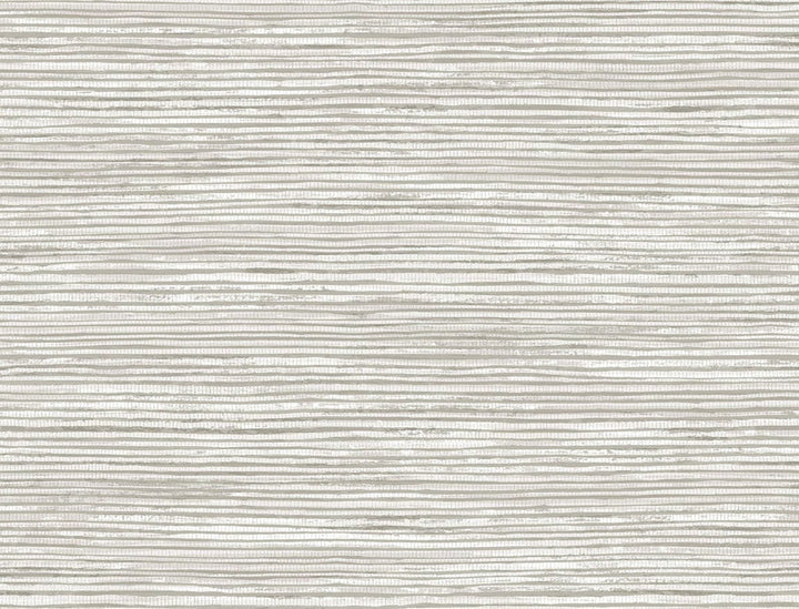Osprey Faux Grasscloth Cove Gray and Silver LN10308 by Lillian August Designer Wallpaper