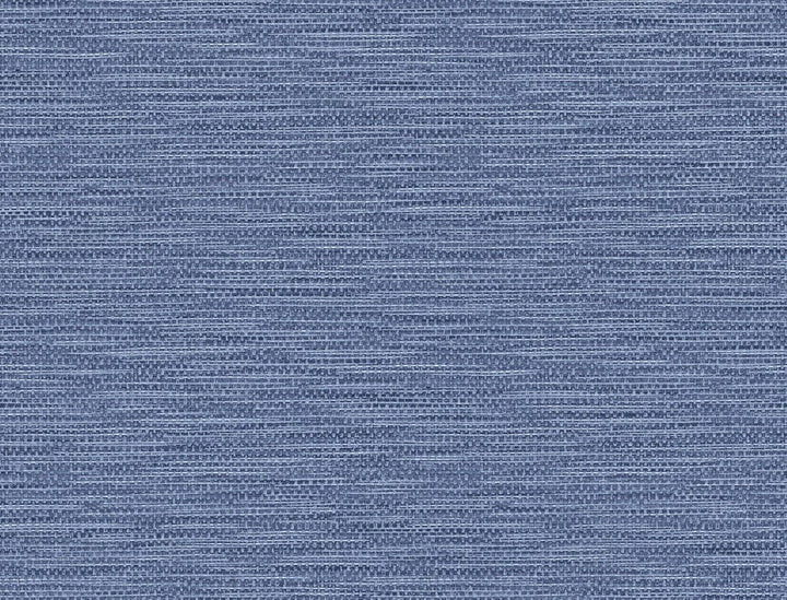 Faux Linen Weave Coastal Blue LN10902 by Lillian August Designer Wallpaper