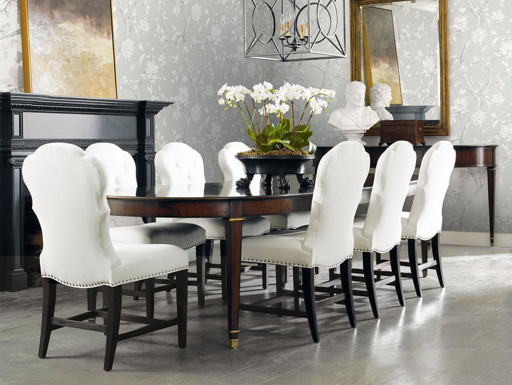Southport Floral Trail Metallic Silver and Fog LN11108 by Lillian August Designer Wallpaper