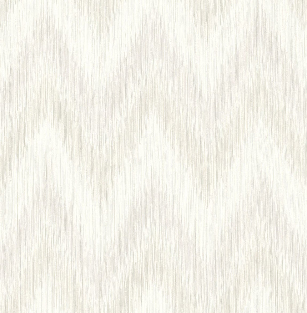 Regent Flamestitch Stringcloth Winter Fog and Eggshell LN11208 by Lillian August Designer Wallpaper