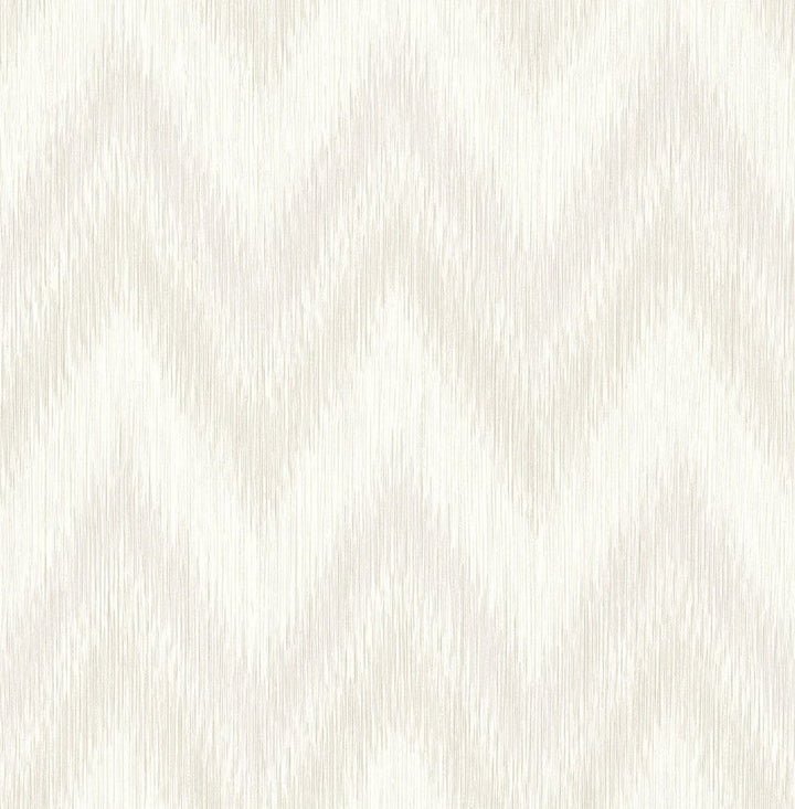 Regent Flamestitch Stringcloth Winter Fog and Eggshell LN11208 by Lillian August Designer Wallpaper