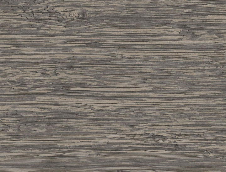 Washed Shiplap Embossed Vinyl Dark Ash LN11608 by Lillian August Designer Wallpaper