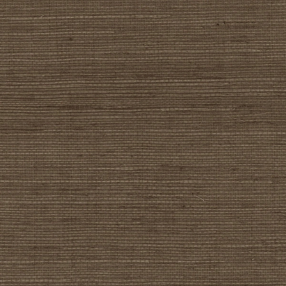 Sisal Ash Brown LN11836 by Lillian August Designer Wallpaper