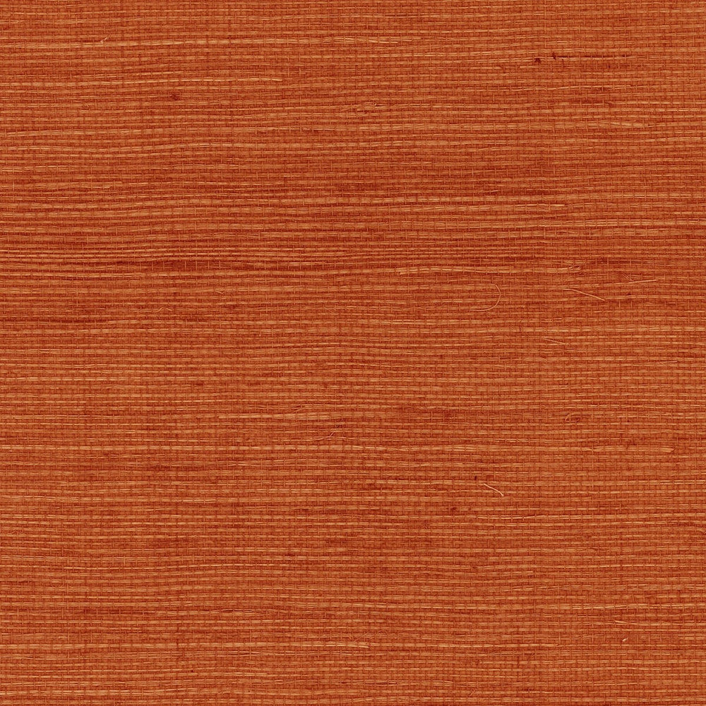 Sisal Blood Orange LN11841 by Lillian August Designer Wallpaper