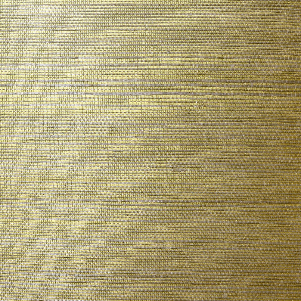 Sisal Metallic Gold and Aloe LN11864 by Lillian August Designer Wallpaper