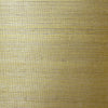Lillian August Wallpaper Sisal Metallic Gold and Aloe LN11864