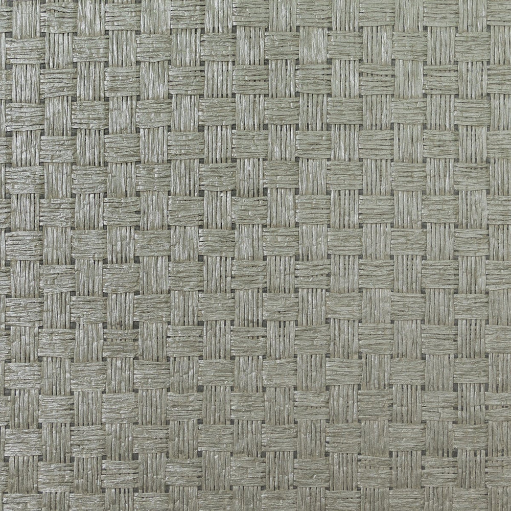 Paper and Linen Metallic Graphite LN11885 by Lillian August Designer Wallpaper