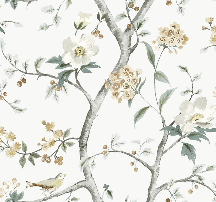 Sparrow Haven Agave & Cider LN40008 by Lillian August Designer Wallpaper