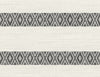 Lillian August Wallpaper Alani Geo Stripe Charcoal LN40100