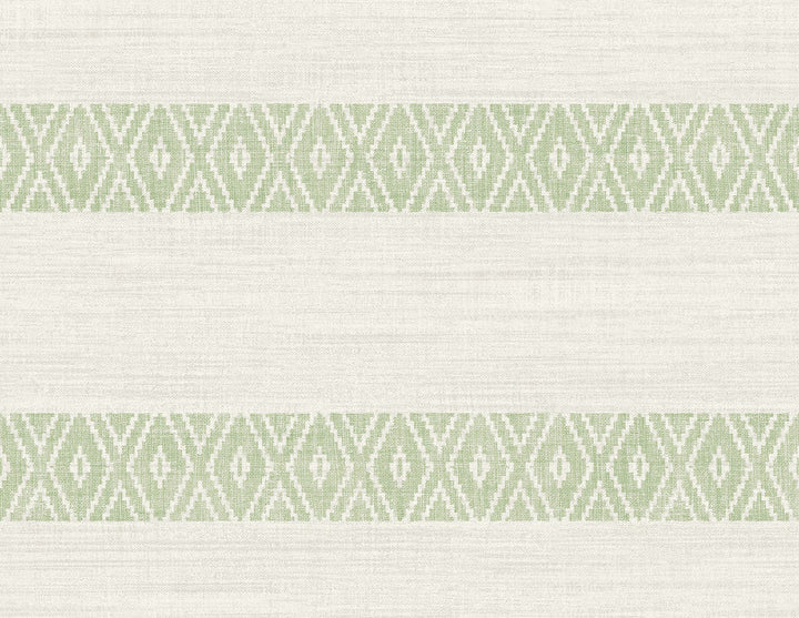 Alani Geo Stripe Aloe LN40104 by Lillian August Designer Wallpaper