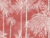Lillian August Wallpaper Palm Grove Coral LN40201
