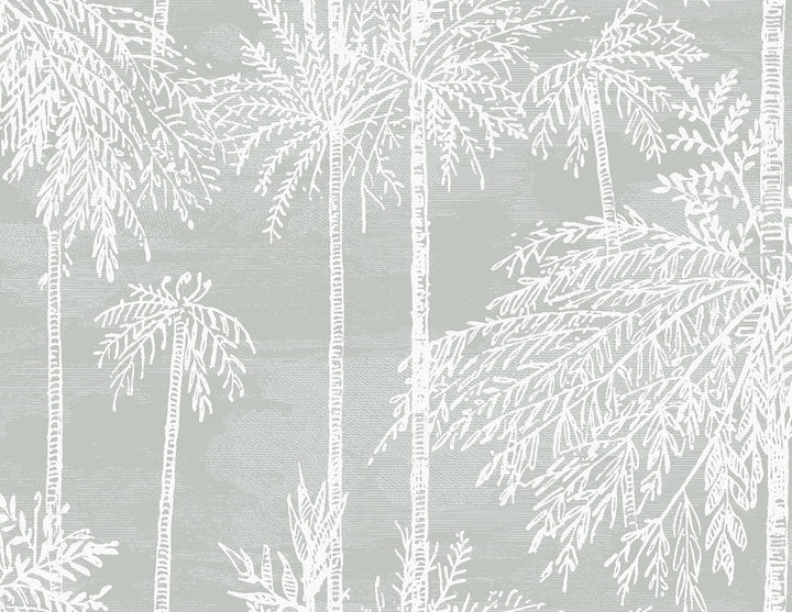 Palm Grove Misty LN40208 by Lillian August Designer Wallpaper